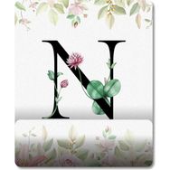 Pixxa Model 1 N Harfi-Çiçekli Harf Bilek Destekli Mouse Pad