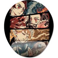 Pixxa Model 1 Oval Demon Slayer Bilek Destekli Mouse Pad