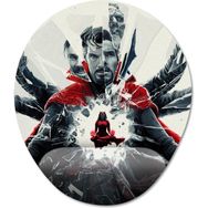Pixxa Model -1 Oval Dr. Strange Multiverse Bilek Destekli Mouse Pad