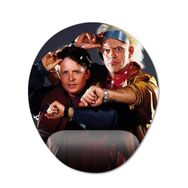Pixxa Model -1 Oval Geleceğe Dönüş - Back to the Future Bilek Destekli Mouse Pad