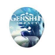 Pixxa Model 1 Oval Genshin Impact Bilek Destekli Mouse Pad