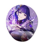 Pixxa Model 1 Oval Genshin Impact Raiden Bilek Destekli Mouse Pad
