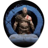 Pixxa Model - 1 Oval God of War Ragnarök Bilek Destekli Mouse Pad