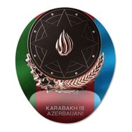 Pixxa Model 1 Oval Karabağ Azerbaycandır Qarabağ Azərbaycandır Bilek Destekli Mouse Pad
