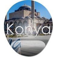 Pixxa Model -1 Oval Konya Bilek Destekli Mouse Pad