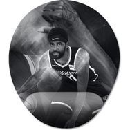 Pixxa Model 1 Oval Kyrie Irving Bilek Destekli Mouse Pad