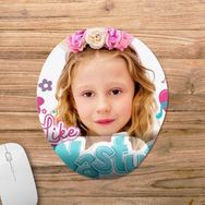 Pixxa Model -1 Oval Like Nastya-Youtube Bilek Destekli Mouse Pad