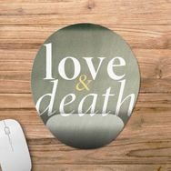 Pixxa Model -1 Oval Love Death Bilek Destekli Mouse Pad