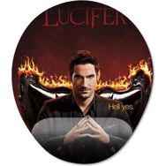 Pixxa Model -1 Oval Lucifer Bilek Destekli Mouse Pad