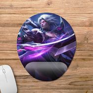 Pixxa Model -1 Oval Martis Mobile Legends Bilek Destekli Mouse Pad