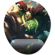 Pixxa Model -1 Oval Mobile Legends Belerick Bilek Destekli Mouse Pad