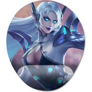 Pixxa Model -1 Oval Mobile Legends Eudora Bilek Destekli Mouse Pad