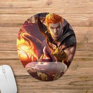 Pixxa Model -1 Oval Mobile Legends-Valir Bilek Destekli Mouse Pad