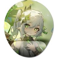 Pixxa Model -1 Oval Nahida - Genshin Impact Bilek Destekli Mouse Pad