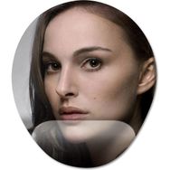 Pixxa Model -1 Oval Natalie Portman Bilek Destekli Mouse Pad