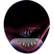 Pixxa Model -1 Oval Poppy Playtime Bilek Destekli Mouse Pad