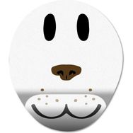 Pixxa Model 1 Oval Roblox-Adorable Puppy Face-Tatlı Köpek Yüzü Bilek Destekli Mouse Pad