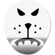 Pixxa Model 1 Oval Roblox-Bad Dog Face-Kötü Köpek Yüzü Bilek Destekli Mouse Pad