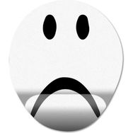 Pixxa Model 1 Oval Roblox -Sad Face -Üzgün Yüz Bilek Destekli Mouse Pad