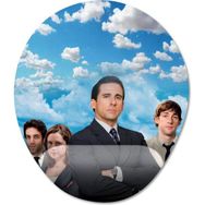 Pixxa Model 1 Oval The Office Bilek Destekli Mouse Pad
