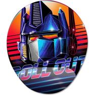 Pixxa Model 1 Oval Transformers Optimus Prime Autobots Roll Out Bilek Destekli Mouse Pad