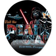 Pixxa Model 1 Oval Visit Death Star Star Wars Bilek Destekli Mouse Pad