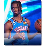 Pixxa Model - 1 Shai Gilgeous-Alexander - Oklahoma City Thunder - Nba Bilek Destekli Mouse Pad