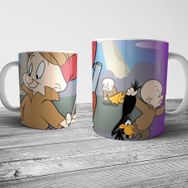 Pixxa Model 2 Elmer Fudd Bugs Bunny Kupa Bardak