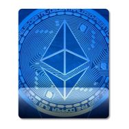 Pixxa Model - 2 Etherium (Eteryum) Crypto Currency Bilek Destekli Mouse Pad