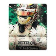 Pixxa Model - 2 Lewis Hamilton Mercedes Formula 1 Bilek Destekli Mouse Pad