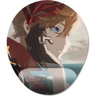 Pixxa Model -2 Oval Tartaglia - Genshin Impact Bilek Destekli Mouse Pad