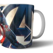 Pixxa Model 3 Captain America Kaptan Amerika Kupa Bardak