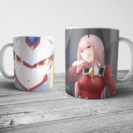 Pixxa Model 3 Darling in the Franxx - Zero Two Kupa Bardak