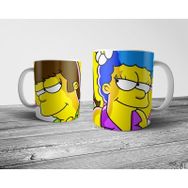 Pixxa Model 3 Homer ve Marge Kupa Bardak