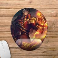 Pixxa Model -3 Oval Mobile Legends-Valir Bilek Destekli Mouse Pad