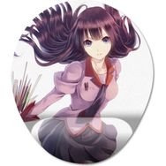 Pixxa Model -3 Oval Monogatari-Senjougahara Hitagi Bilek Destekli Mouse Pad