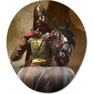 Pixxa Model -3 Oval Mount Blade Iı Bannerlord Bilek Destekli Mouse Pad