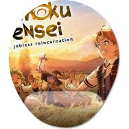 Pixxa Model -3 Oval Mushoku Tensei Bilek Destekli Mouse Pad