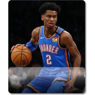 Pixxa Model - 3 Shai Gilgeous Alexander Oklahoma City Thunder Nba Bilek Destekli Mouse Pad
