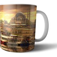 Pixxa Model 4 İstanbul Gezgin Seyahat Kupa Bardak