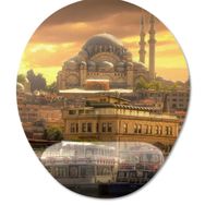 Pixxa Model -4 Oval İstanbul Gezgin Seyahat Bilek Destekli Mouse Pad