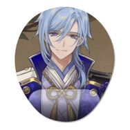 Pixxa Model -4 Oval Kamisato Ayato Genshin Impact Bilek Destekli Mouse Pad