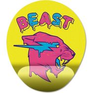 Pixxa Model -4 Oval Mr. Beast Bilek Destekli Mouse Pad