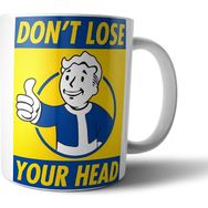 Pixxa Model 5 Fallout Don't Lose Your Head Kupa Bardak
