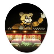 Pixxa Model -5 Oval Freddy'nin Pizza Dükkanında Beş Gece Film Bilek Destekli Mouse Pad