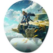 Pixxa Model 5 Oval the Legend of Zelda Tears of the Kingdom Bilek Destekli Mouse Pad