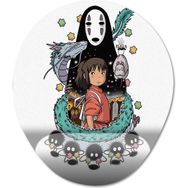 Pixxa Model 7 Oval Studio Ghibli Spirited Away Bilek Destekli Mouse Pad