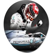 Pixxa Model -8 Oval Formula 1 Bilek Destekli Mouse Pad