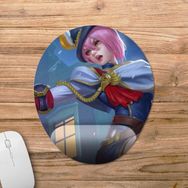 Pixxa Model -9 Oval Mobile Legends Fanny Bilek Destekli Mouse Pad