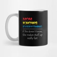 Pixxa Mom Knows Everythıng Kupa Bardak